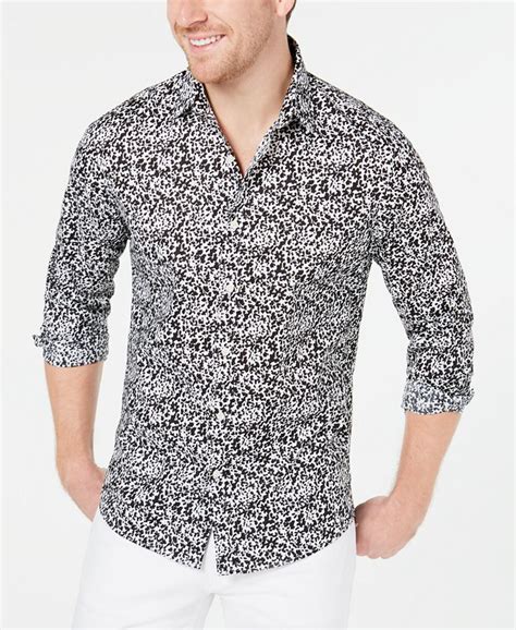 michael kors men's shirt|Michael Kors men's stretch shirt.